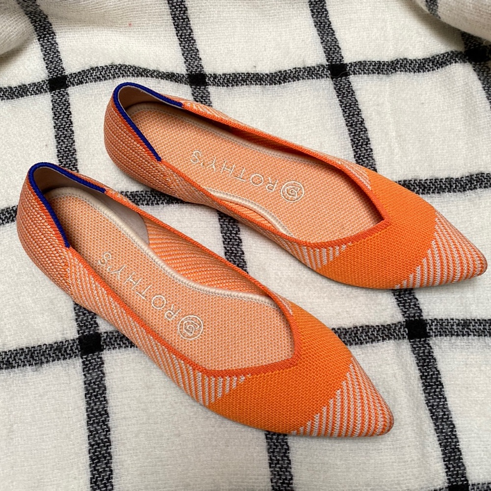 Rothy's Orange Flats